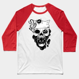 Skull and spiders Baseball T-Shirt